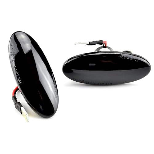 Clignotant à LED dynamique Nissan Juke Qashqai répétiteur latéral ambre fumé
