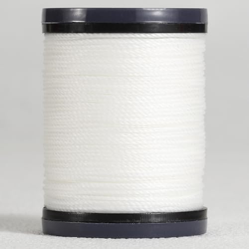 Hilo encerado redondo de poliéster 2 pack 0.4mm blanco miniatura 2