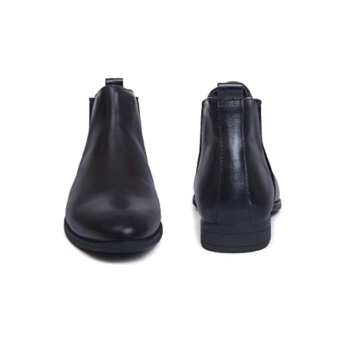 Image of Zoom Shoes ZA4369 Men's Genuine Leather Chelsea Boots | Stylish Slip-On Design with Cushioned Insole | Durable, Comfortable & Trendy for Daily Casual or Semi-Formal Wear