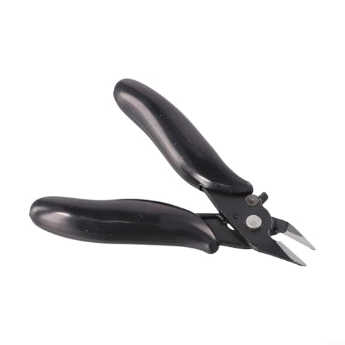 CashMuch Pinze diagonali da 3,5 pollici per taglio di cavi elettrici, taglierina laterale leggera con rimbalzo automatico, per ganasce in acciaio ad alto tenore di carbonio durevoli per fai da te e