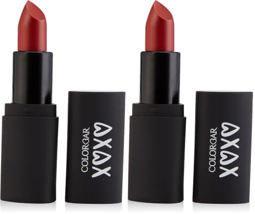 Image of Colorbar XOXO Everlasting Matte Lipstick, Roasted Almonds - 8 g (Pack of 2)