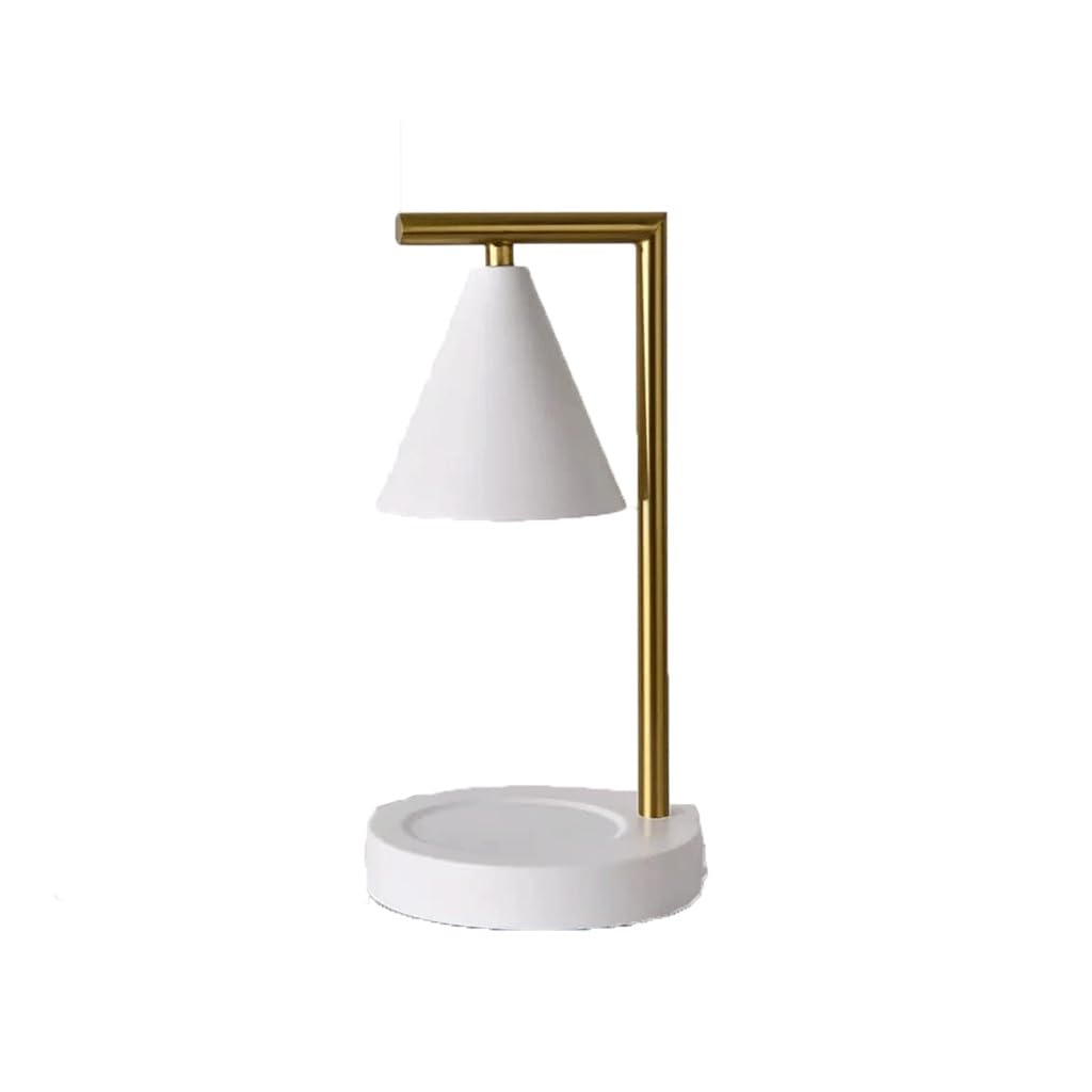 Biała lampa zapachowa, europejska lampa do topienia wosku do sypialni i łazienki