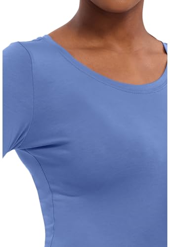 Image of Healing Hands Underscrub Long Sleeve Women Knits Scrub Tops | Soft Cotton Blend Knit, Breathable Stretch Comfort, Machine Wash, Easy Care Fabric, Ideal For Layering Under Scrubs