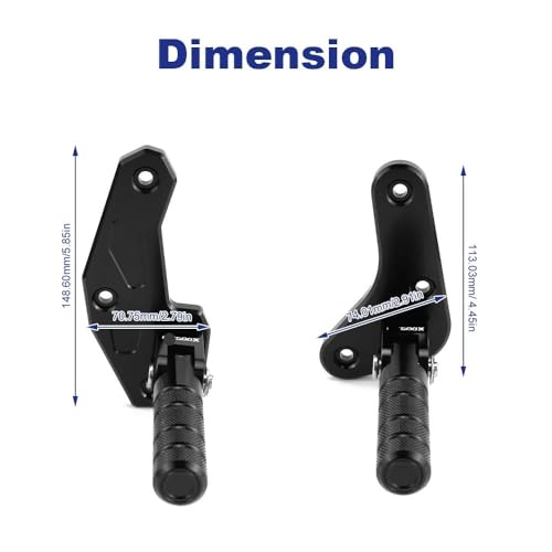 Repose-pieds CB500X ABS 2016-2024 - Kit repose-pieds moto de remplacement - 3