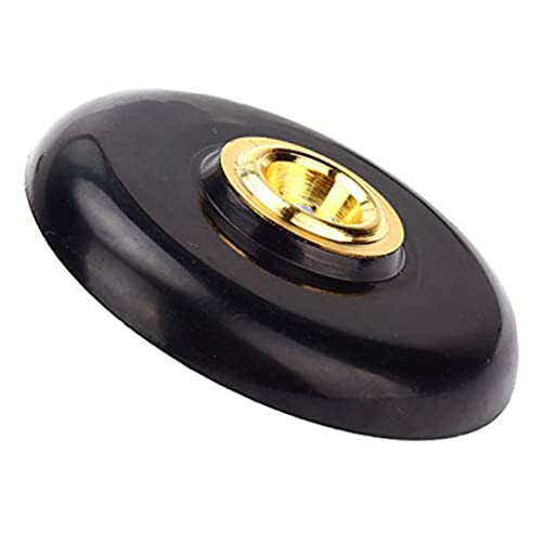 BESTonZON Slipstop Endpin Rest for Cello Slide-proof Rug Pad Endpin Stand Holder Black Plastic 9cm Diameter