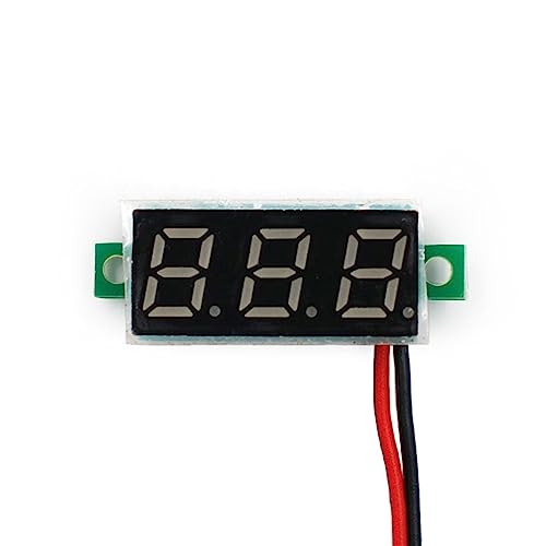 Voltmètre numérique haute précision 0-100V avec écran LED vert