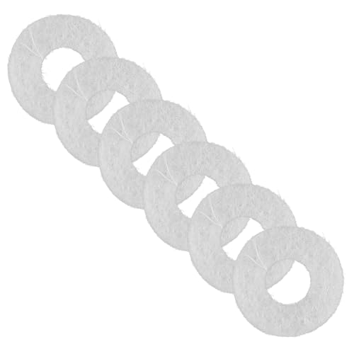 Wakauto Pads for Instrument Keys 6 Pack Washers Key Gaskets Replacement Parts for Piano Trumpet Violin