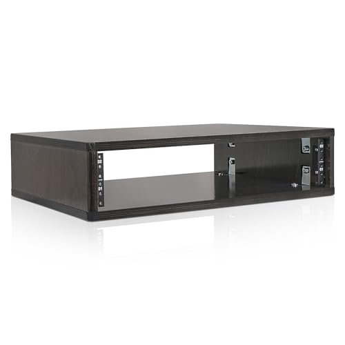 Sound Town DIY 2U Studio Rack with Solid Baltic Birch