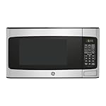 GE GCST11X1WSS Microwave Oven, 950-watt 6 Auto Cooking Settings, Child-Lock Technology, Kitchen Essentials for The Countertop, Dorm Room or Apartment, 1.1 Cu. Ft, Stainless Steel