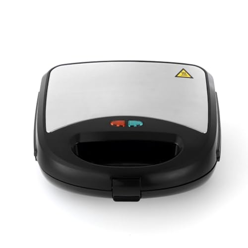 Sandwich Maker with Non-stick Deep Grid Surface,sandwich Press,Panini Press,Grilled Cheese Maker, for Egg, Ham, Steaks Compact Electric Grill Tostadora