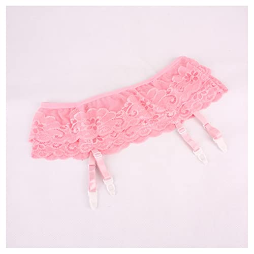 Egurs Damen Spitze Strumpfgürtel Verstellbare Spitze Strumpfhose Gürtel Strumpfhalter Strumpfbänder Dessous Oberschenkel Strapsen Halter für...