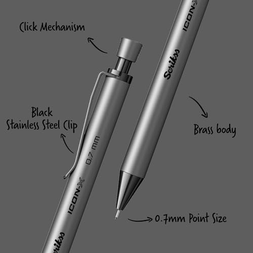 Image of Scrikss 0.7mm Mechanical Pencil | Anthracite | Icon-x