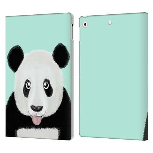 Étui Portefeuille iPad 10.2 Cuir Barruf Panda Mignon Housse Tablette Apple