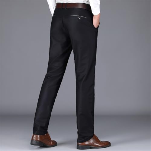 Gentyfit Mens Pants, Timelessflex - Men's High Stretch Straight Fit Pants Casual Golf Business Slacks Fashion Classic4