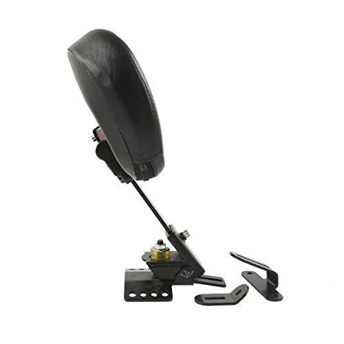 Green-L Black Plug-In Driver Rider Backrest Fit for Harley Touring 1997-2020