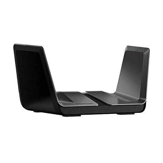 Netgear RAX80 Nighthawk AX8 Wifi 6 8-Stream - WiFi AX6000 Routeur - 5 ports Ethernet Gigabit, 1 Port Ethernnet 2 Gigabit, 2 Ports USB 3.0 (Vitesse Jusqu'à 6 Gbit/s), Idéal pour les Grandes Maisons