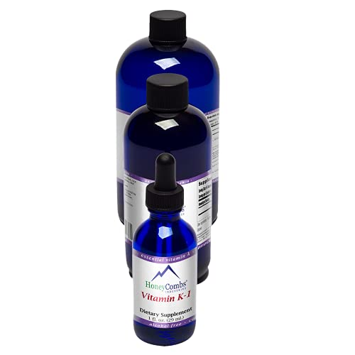 Vitamin K1 Liquid – Alcohol-Free Oral Vitamin K1 Drops - Liquid Vitamin K For Skin, Bones & Blood Health – Vegan, Non-Gmo Vitamin Liquid Extract For Internal & External Use - 1 Fl Oz #TOP3