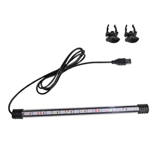 - Luz de Acuario de Peces | Luz de Tanque de Acuario de Peces con ventosas de 2 Piezas, luz LED Sumergible subacuática para Estanque