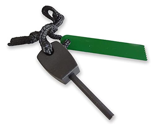 Gadgets Collection Emergency Fire Starter Magnesium Flint Stick Lanyard Striker Lighter Camp Survival Gear