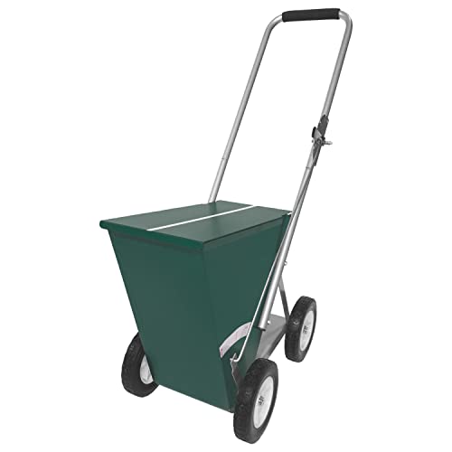 Champion Sports 65 LB Wheeled Heavy Duty Steel Dry Line Striping Athletic Field Marker, Green by Champion Sports - Image 3