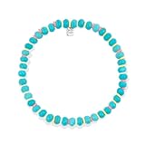 Pura Vida アンクレット トスカビニールディスクビーズストレッチ レディースアンクルブレスレット、ワンサイズ