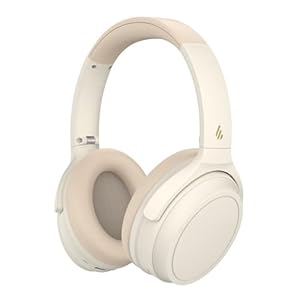 Edifier WH700NB Actieve Noise Cancelling hoofdtelefoon – 68 uur afspeeltijd – AI Oproep ruisonderdrukking – Dubbele verbindingen – Licht en Opvouwbaar – Snel opladen – Bluetooth 5.3 – Ivoor