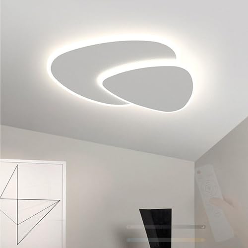 Luminaire plafonnier acrylique variable de 2700K à 6500K avec télécommande longue portée