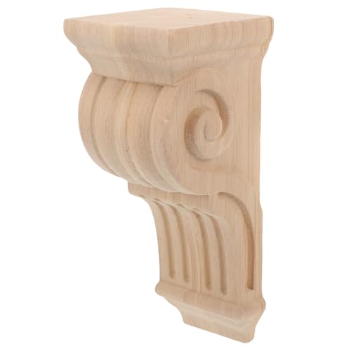 Madera decorativa elegante moldura artística corbels para decorar salas apagadas fácil de pintar