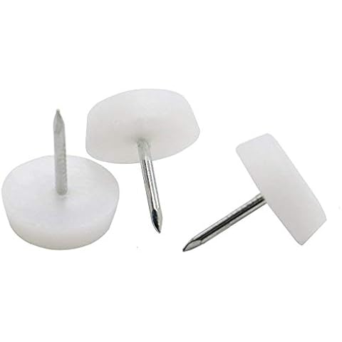 Ruwado 30 Pcs Nylon Chair Glides Sliders Cover