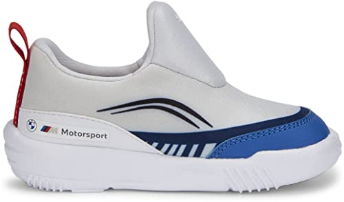 PUMA Toddler Boys BMW MMS Bao Kart Slip On Sneakers Shoes Casual - White4