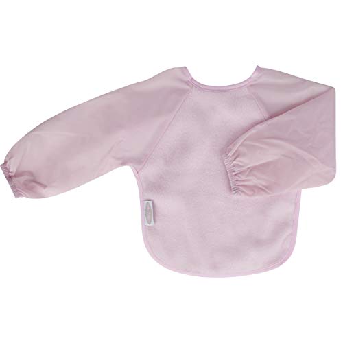 Silly Billyz 3061212 Cuddly Fleece - Babero con mangas (6-24 meses), color rosa