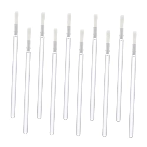 MERRYHAPY 使い捨てリップライナーブラシ 50本パック プラスチックハンドル 細いナイロン毛でメイクアップを均一に塗布