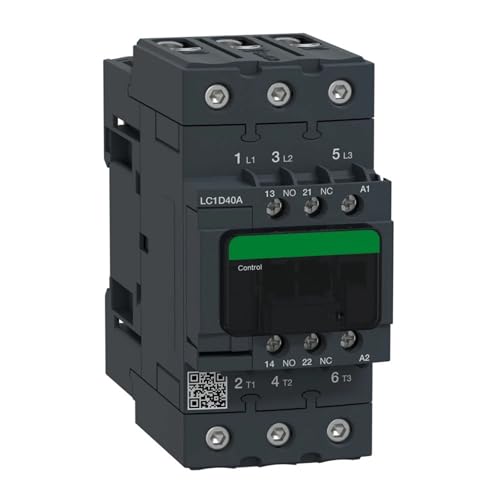 Noir LC1D40AFE7 contacteur moteur triphasé 40A bobine 115V