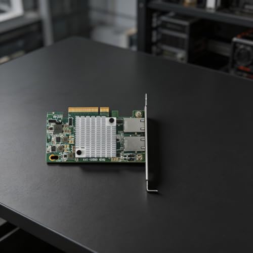 PCI-E 10GbE Network Adapter for X540-T2 X540-AT2, tarjeta Ethernet de doble puerto compatible con Linux y sistemas Unix para servidores miniatura 2