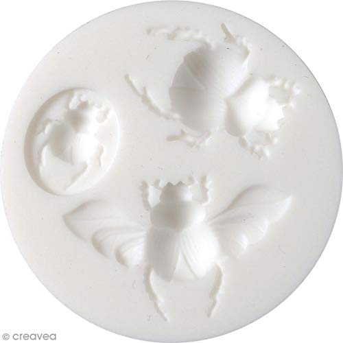 Mini moule en silicone pour pâte FIMO - Scarabée