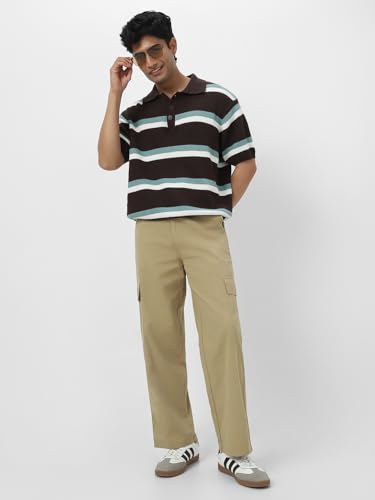 Image of Urbano Fashion Men's Loose Mid Rise Cargo Pant