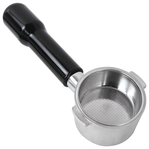 Misimain �A�b�v�O���[�h 51mm �{�g�����X�|���^�t�B���^�[ Delonghi ECP3420/ECP3120/EC155/BCO430/EC260�p 2�̎� �X�e�����X�X�`�[���_�u���V���b�g�e�ʃJ�b�v�t�B���^�[�o�X�P�b�g�t��