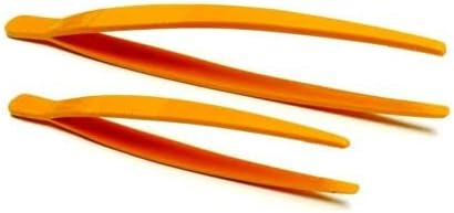 Plastic Tweezers Set of 2 Forceps Utility General Purpose 5-3/4" and 7" Long By JTS
