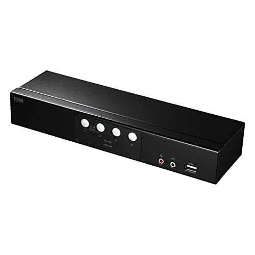 4K対応HDMI パソコン自動切替器(KVM4:1) SW-KVM4U3HD サンワダイレクト本店 サンワサプライ【オフィス・PC周辺通販】