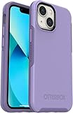 OtterBox iPhone 13 mini & iPhone 12 mini Symmetry Series Case - REST PURPLE, ultra-sleek, wireless charging compatible, raised edges protect camera & screen