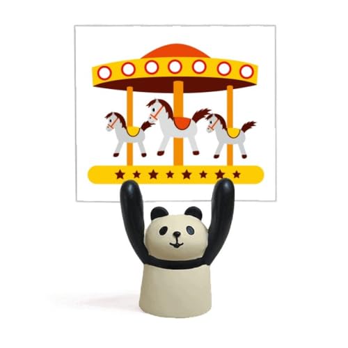 Support de mémo carrousel coloré panda cadeau idéal pour anniversaire et enfants
