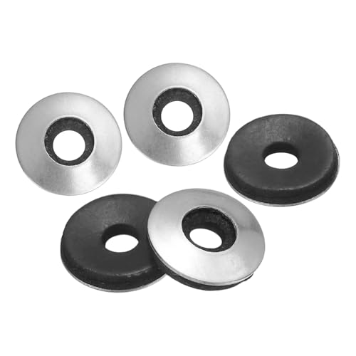 uxcell 120Pcs #8 x 1/2" Sealing Washers, 304 Stainless Steel EPDM...