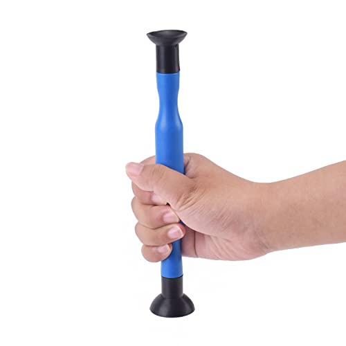 Dedc LT4FJYDN 2Pcs Double Ended Valve Hand Lapping Grinding Sucker Kit Hand Valve Lapping Tool Blue Manual Grinding Stick thumb #5