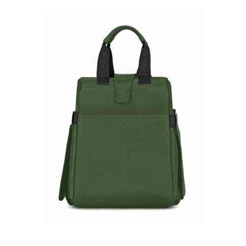 Image of Carriall Lunch Bag for Office | Water-Resistant Tiffin Bag for Office, College, School & Picnic | 8L Reusable Lunch Box Bag for Men, Women (Olive Green)