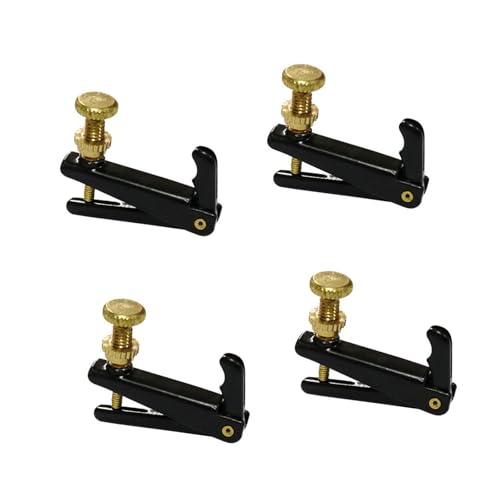 4 piezas Violin Dedo Guías Afinador Fino Para Afinador De Tamaño Completo Recambios Violin Repuestos