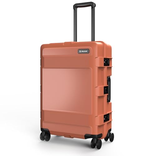 Image of Pelican ATX 25 Inch Hard-Side Medium Size Check-In Luggage Suitcase (Clay)