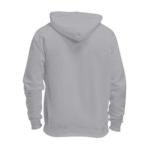 Men'S Hoodies Lightweight Winter Long Sleeve Fleece Sweatshirt Letter Printed Drawstring Pullover With Kangaroo Pocket3