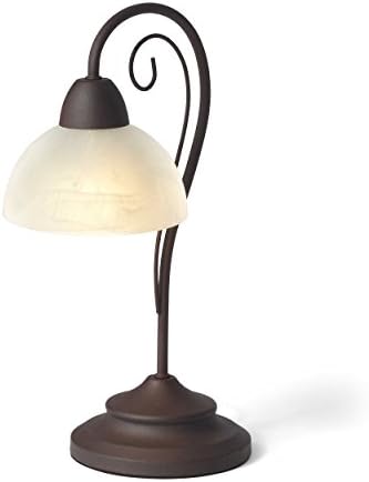 Lampe de table Country effet rouille