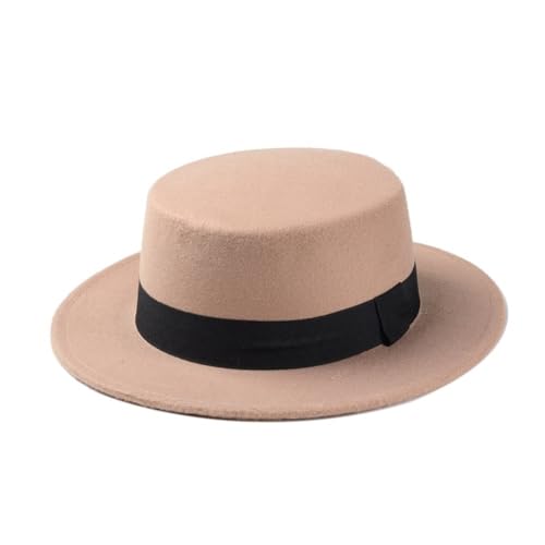 Wool Winter Spring Child Kid Felt Fedora Hat Flat Dome Oval Top Bowler Panama Porkpie Sun Hat Fengyan Cowboy Hats4