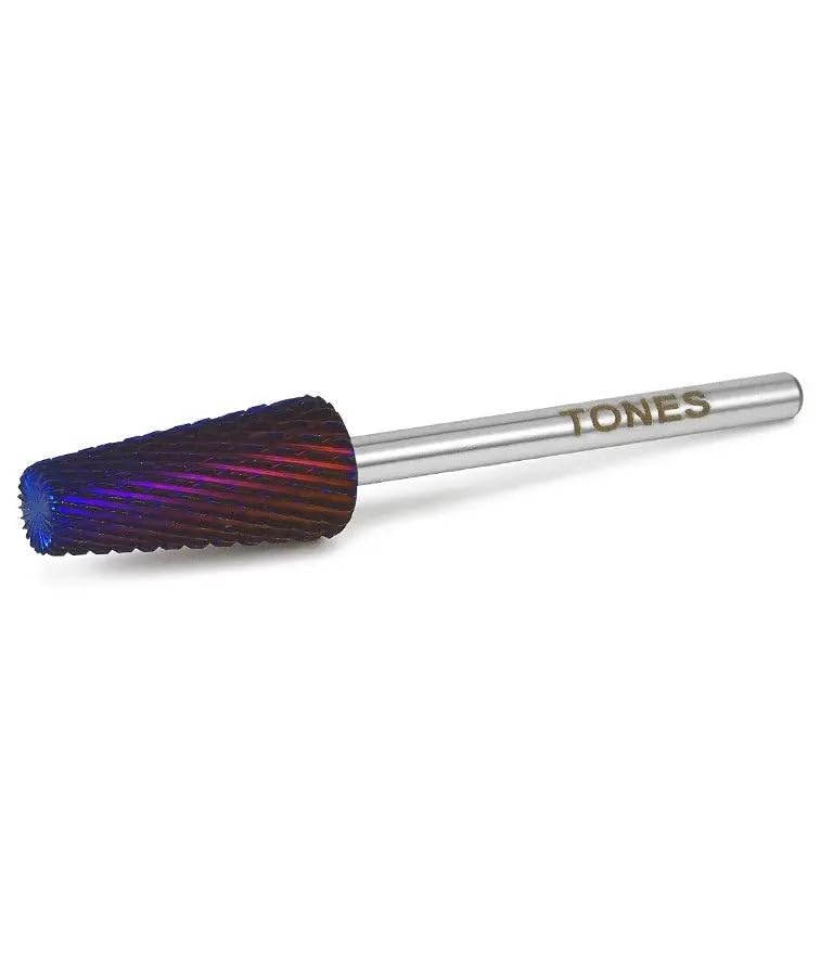 Tones Nail Drill Bit 5-in-1 Cross Cut Sanding Shaft for Electric File - Remove Acrylic & Gel - Manicure, Nail Art